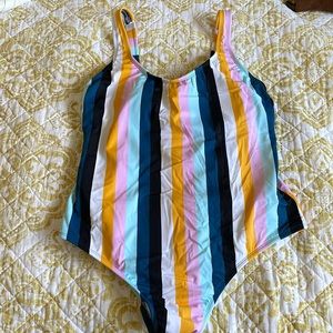 Kona Sol Striped Swimsuit